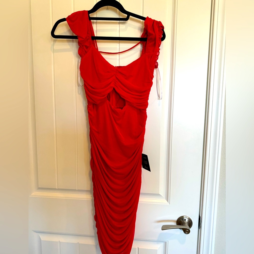 Lulu’s Red bodycon sexy dress